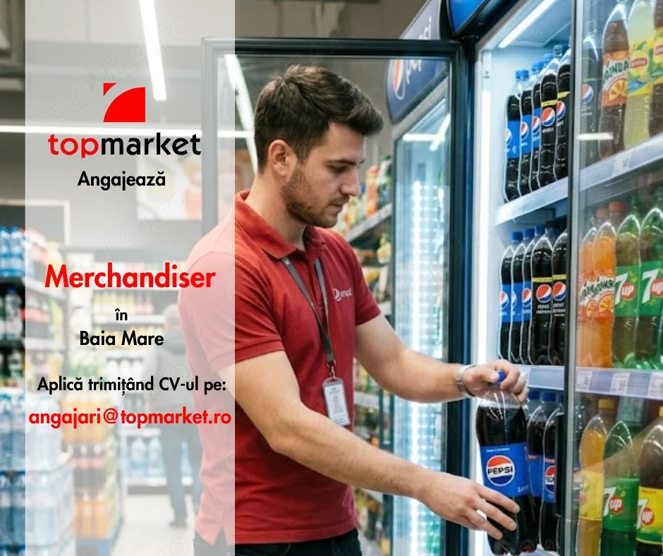 Angajăm Merchandiser în Baia Mare sau Satu Mare