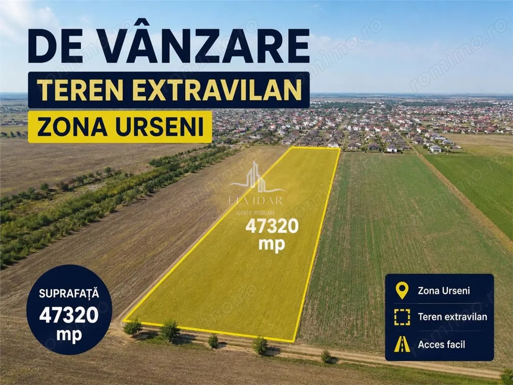 Teren Extravilan - Urseni - 47 730mp
