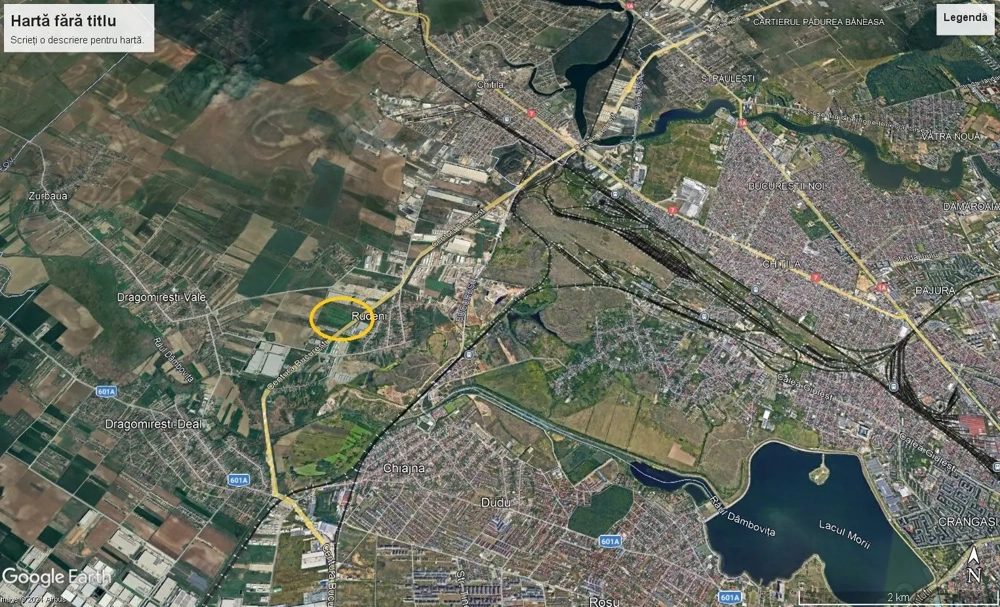 Teren intravilan 14000 mp ,Soseaua de centrua Chitila