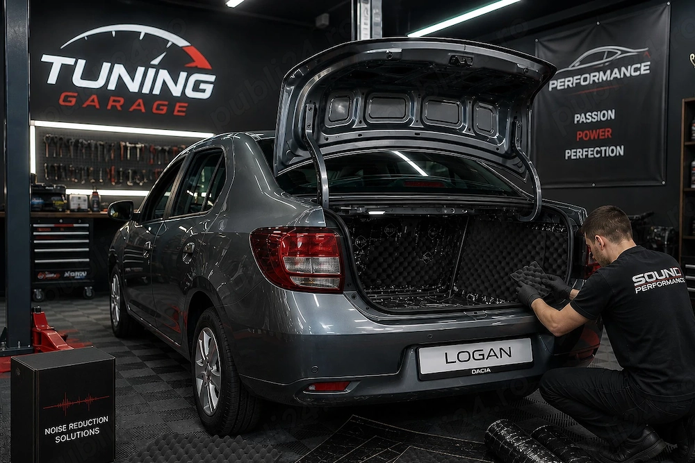 Insonorizare auto Dacia Logan