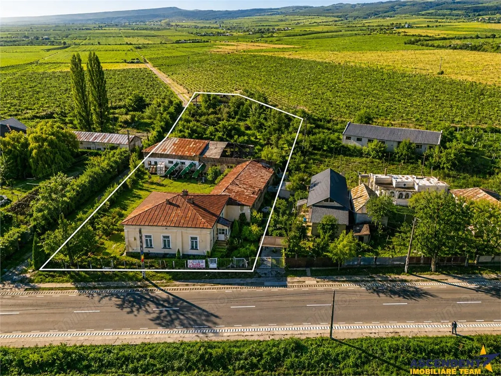 Proprietate unica in zona viticola Odobesti, Vrancea, casa boiereasca cu 4.000 mp de teren intravila