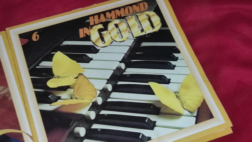 6 discuri viniluri lp . impecabile in gold ( sax - country guitar - hammond - orchestra - clarinet )