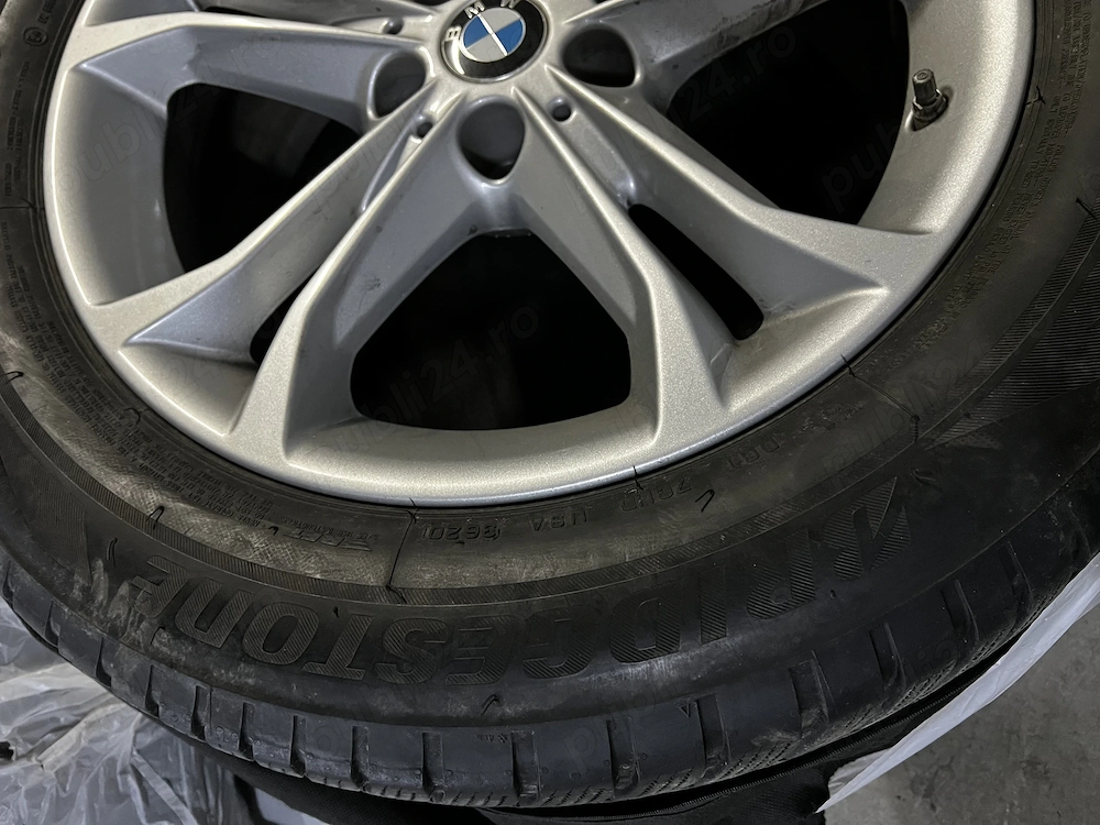 Vand 4 roți originale BMW X3 R18 – Bridgestone RunFlat + jante OEM