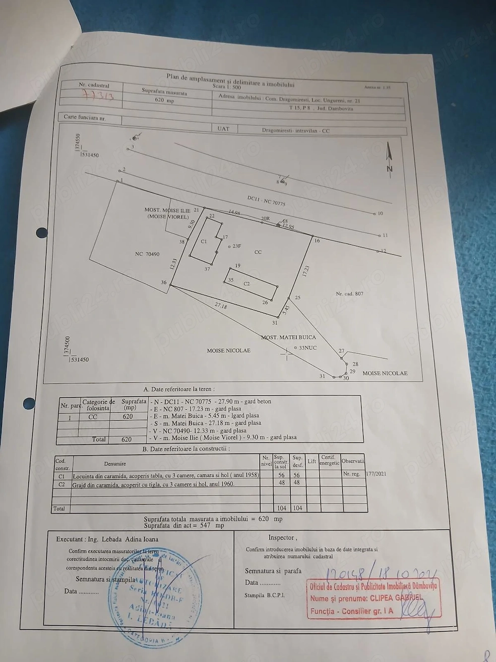 Casa de vanzare in satul Ungureni, comuna Dragomiresti, Dambovita