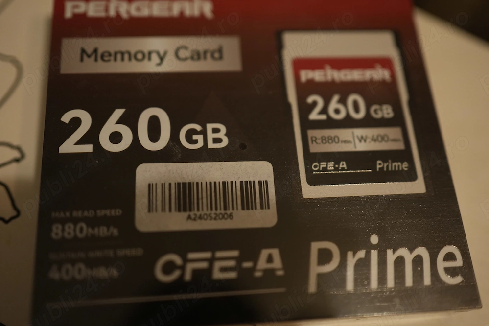Card CFexpress Type A -260 GB -Sony Mirrorless