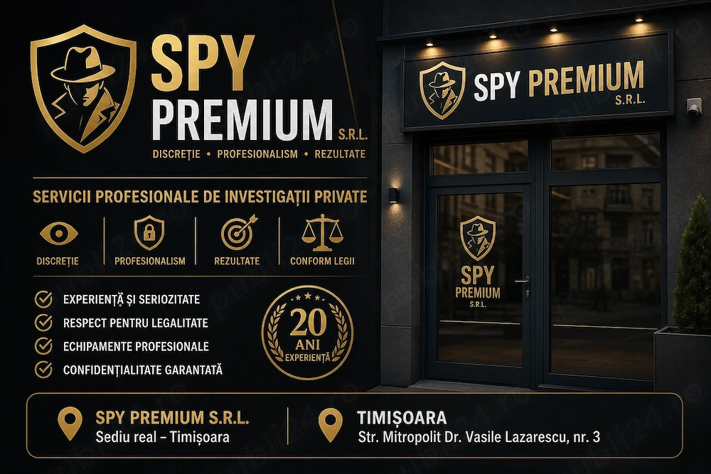DETECTIVI PARTICULARI Timisoara -Servicii complete antiinterceptare prin SPYPREMIUM 