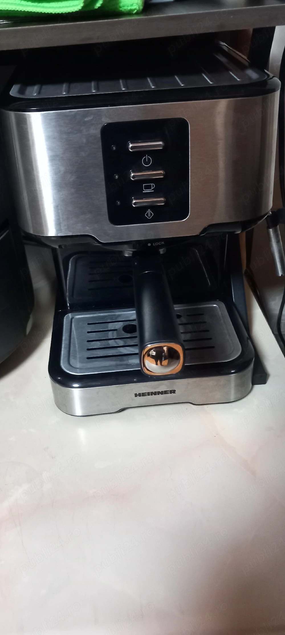 Espressor  Heinner HEM-850IXBK