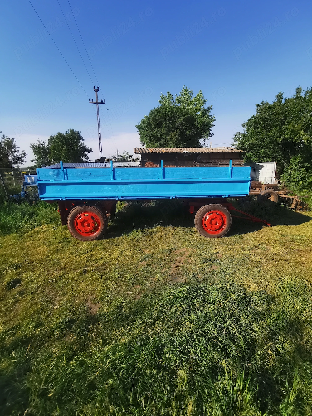 Remorca agricola 5 tone adusa acum Germania 