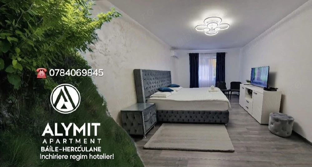 Închiriez apartament regim hotelier Baile-Herculane 