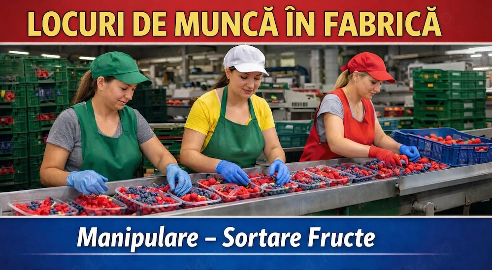 Se caută cupluri  la  sortat de fructe 