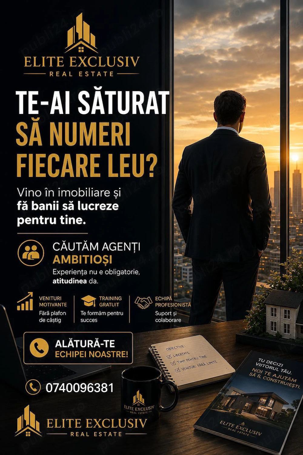 Alătură-te echipei noastre de agenți imobiliari.
