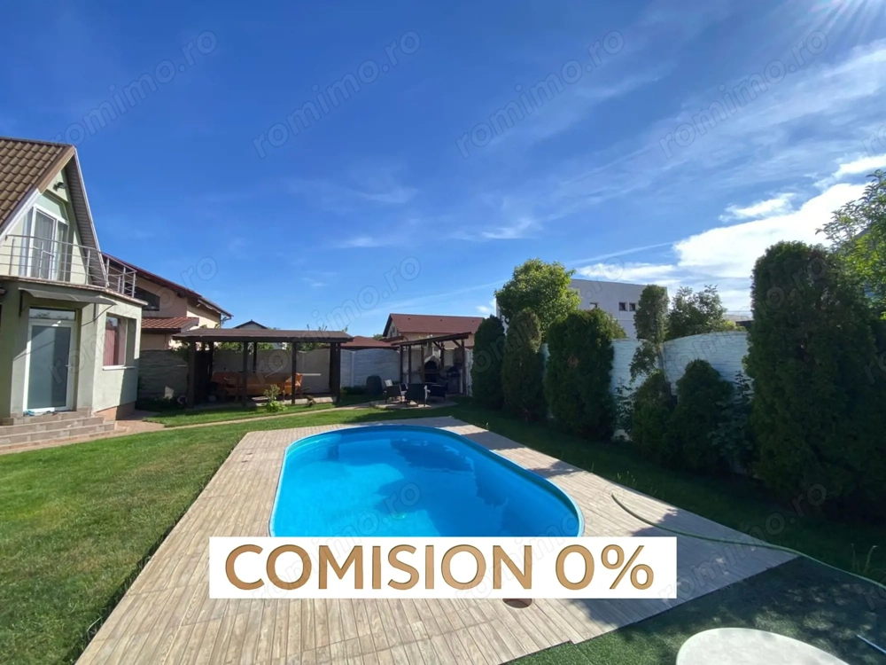 COMISION 0%, CASA INDIVIDUALA, 5 CAMERE, 175 MP, PISCINA, SACALAZ