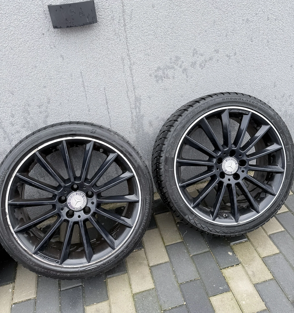 Vând Jante Originale Mercedes 225/45 R 19 cu tot cu anvelope all season în stare bună ‼️