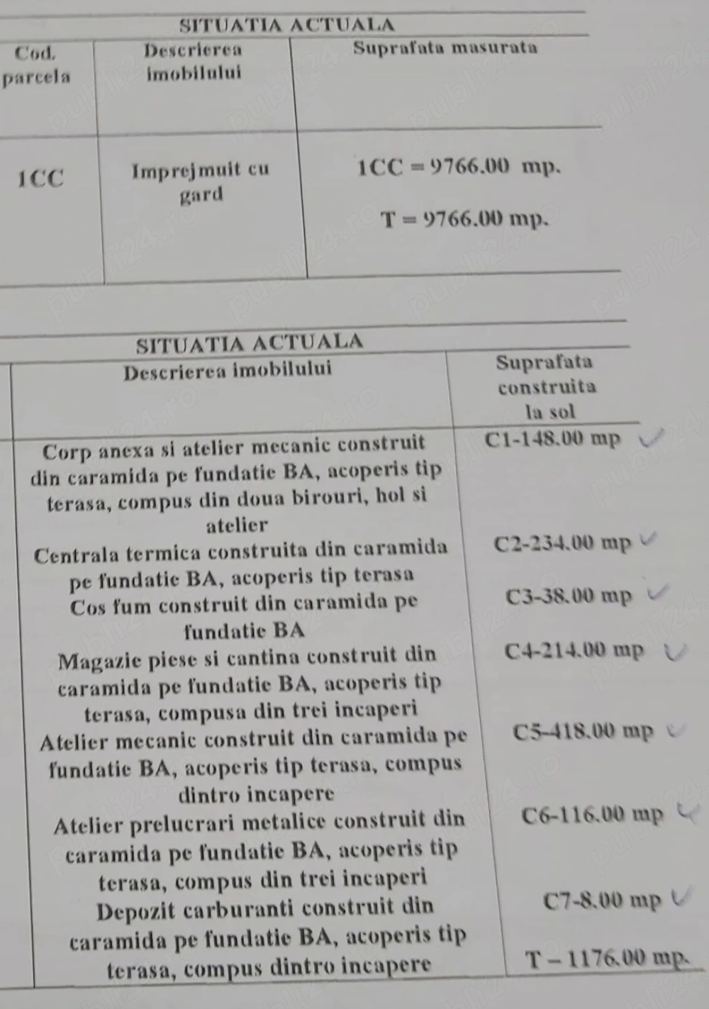 Vand fosta secție agricola, 10000 m2, 2 hale industriale si clădire birouri