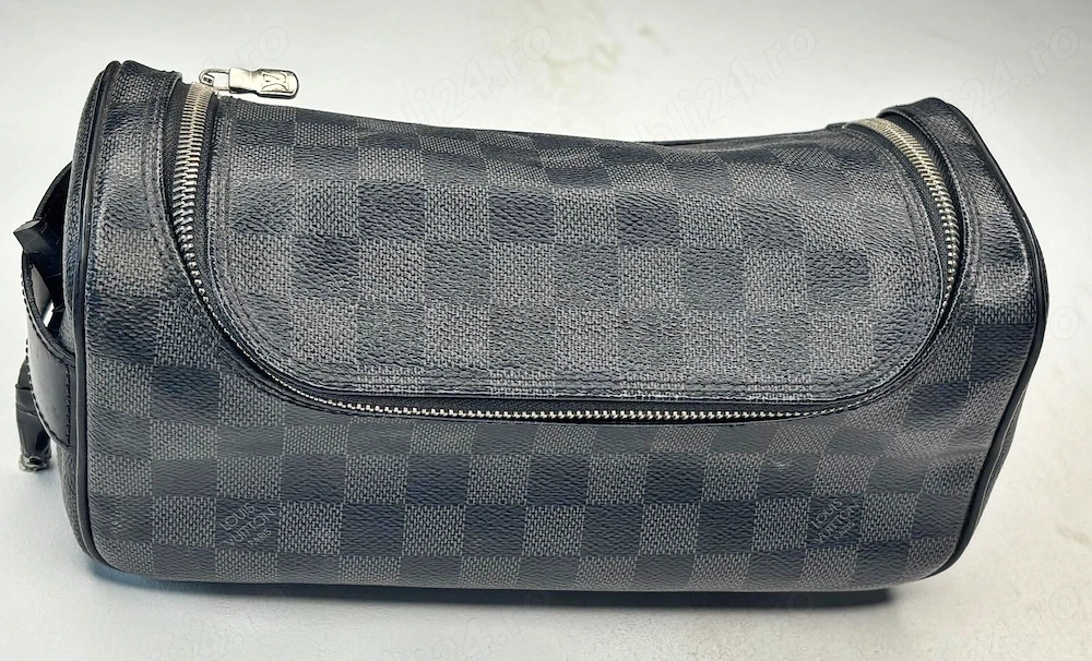 geantă originala de toaletă Louis Vuitton Damier Graphite