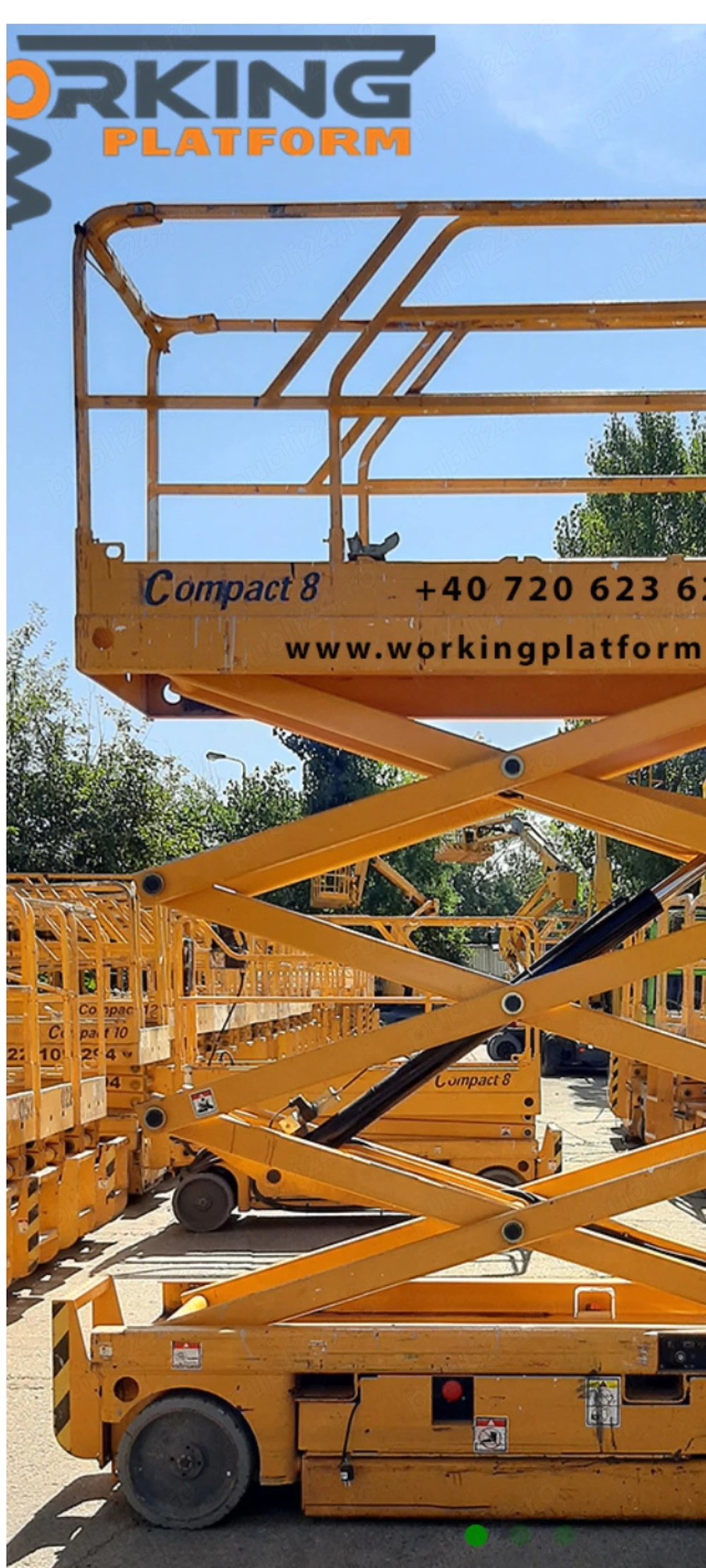 Agent comercial pentru închirieri și comercializare a utilajelor de construcții 