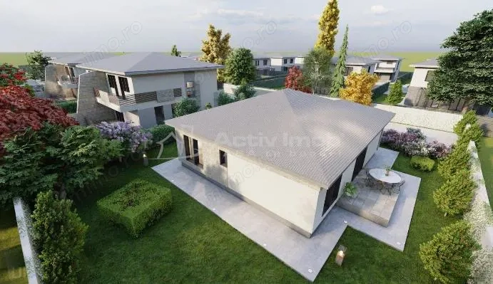 Casa individuala-La Cheie-Cornetu-Teren 600 mp-Asfalt-Toate utilitatile