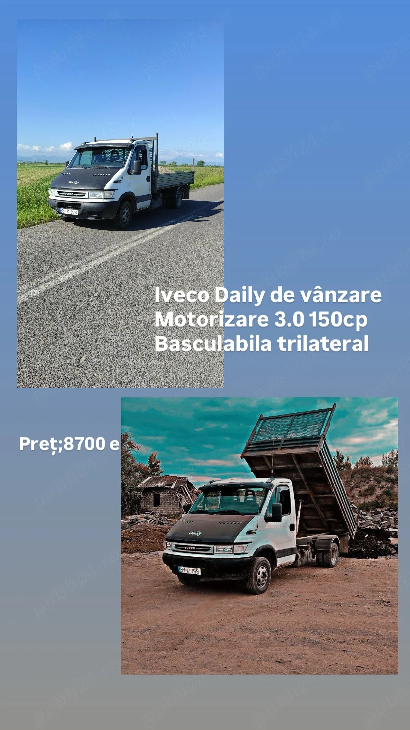 Vând iveco Daily basculabil 