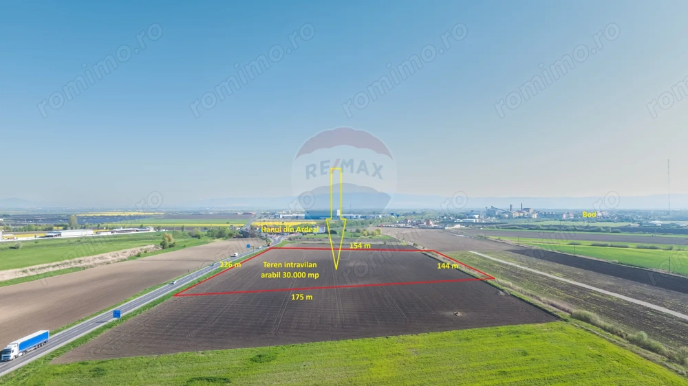 Teren intravilan, 30000 mp, zona Hanul din Ardeal