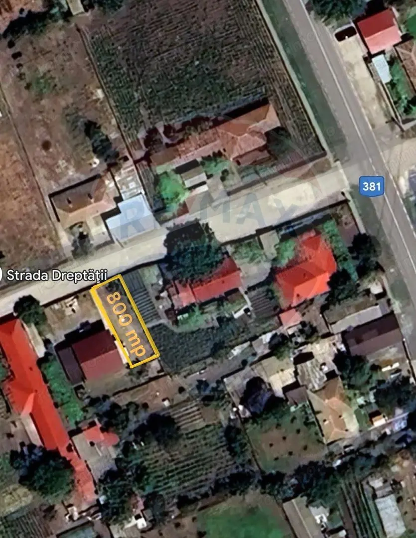 Teren Valea Dacilor -intravilan de vanzare / Strada Dreptatii-800mp