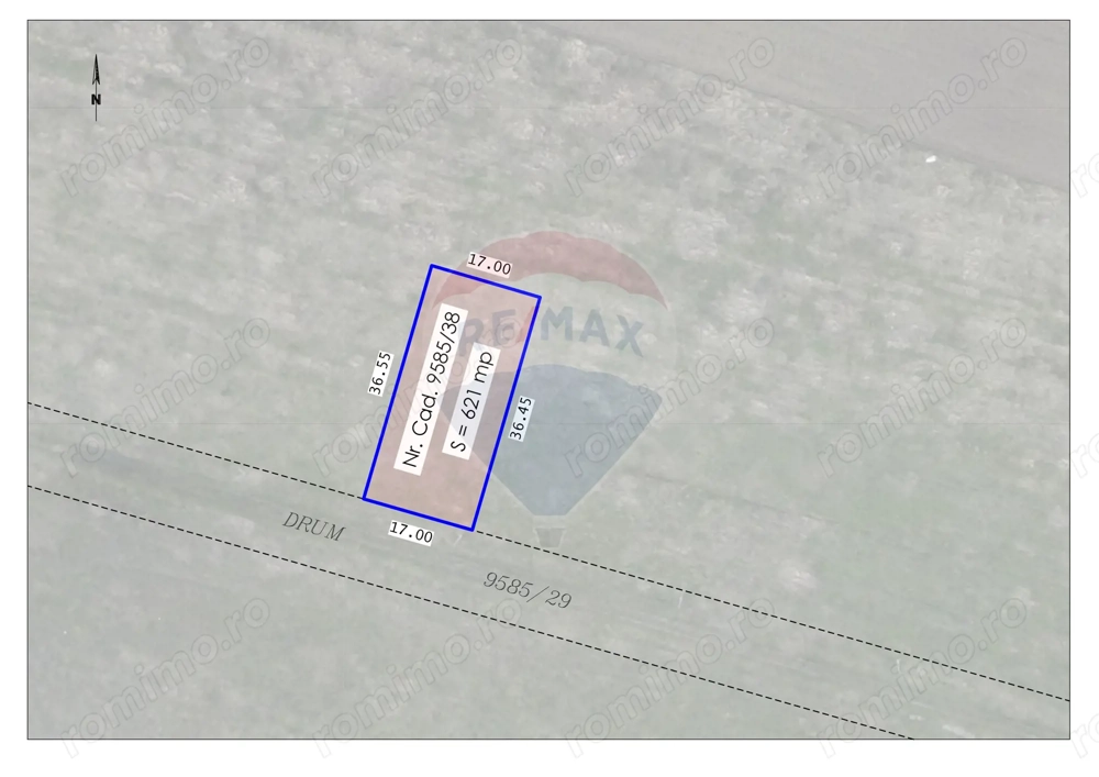 De vânzare teren investiție, 621 mp - zona Aeroport