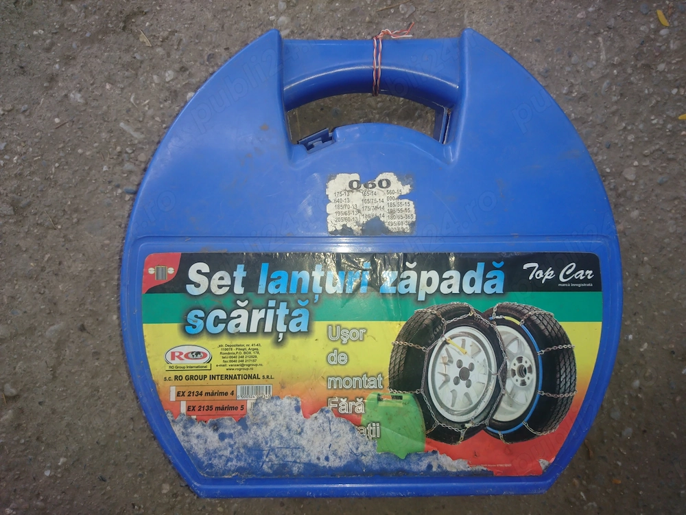 Set lanțuri antiderapante pentru zapada, tip scarita - Top Car.