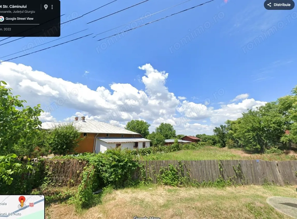 Vânzare Teren Intravilan 1430 mp Sat Izvoarele, Hotarele Giurgiu