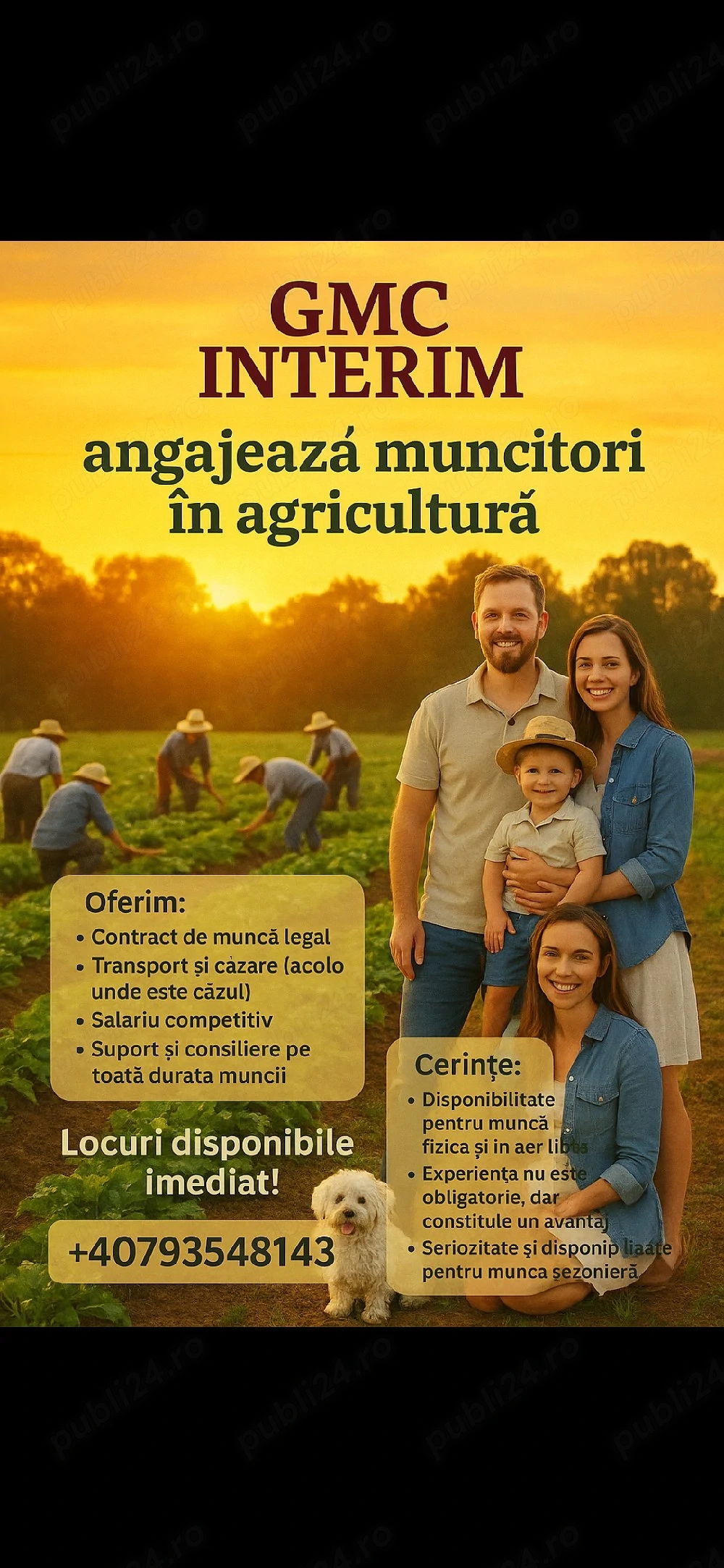 Locuri de muncă Spania agricultură!!!