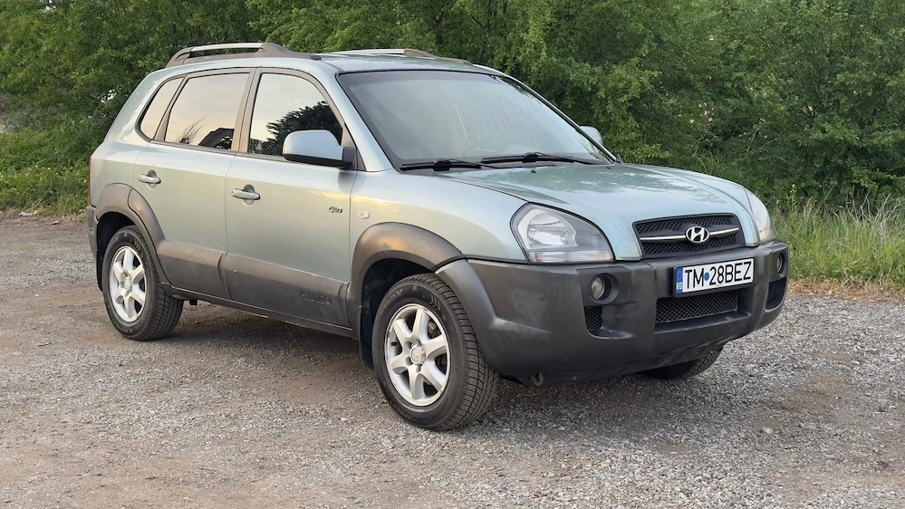 Hyundai Tucson 2.0 CRDi 4WD 113CP an 2005   AC funcțional, anvelope iarnă noi, parbriz nou