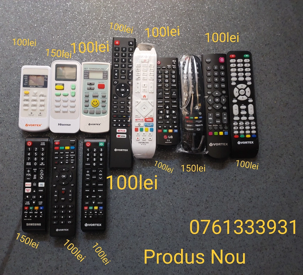 Telecomanda Sony Philips Panasonic Samsung Lg Horizon StarLight Orion Vortex Nei Schneider Toshiba 