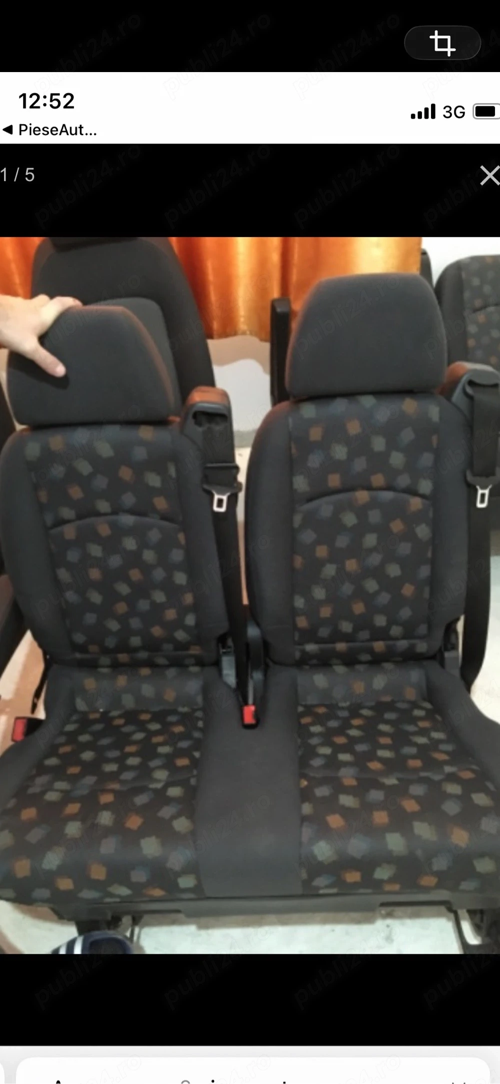 bancheta mercedes vito w639 2 si 2+1