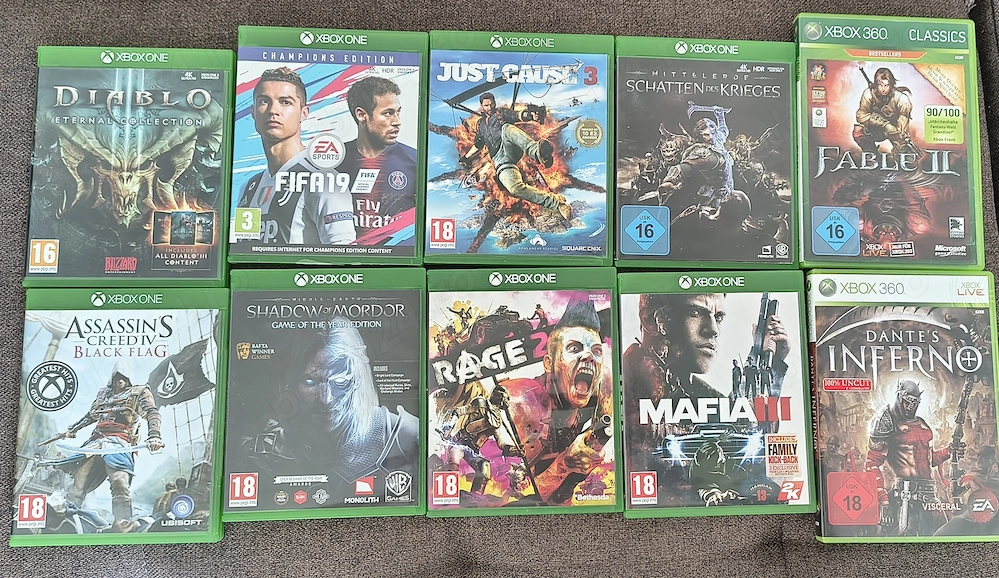Vând jocuri Xbox 