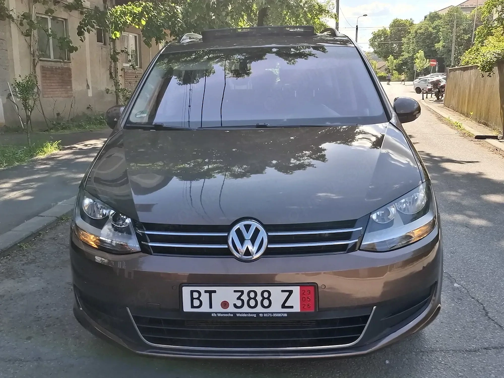 Volkswagen Sharan 2.0 Diesel 140Cp 6+1Viteze Euro5 Klimatronic 7Locuri Panoramic  2011