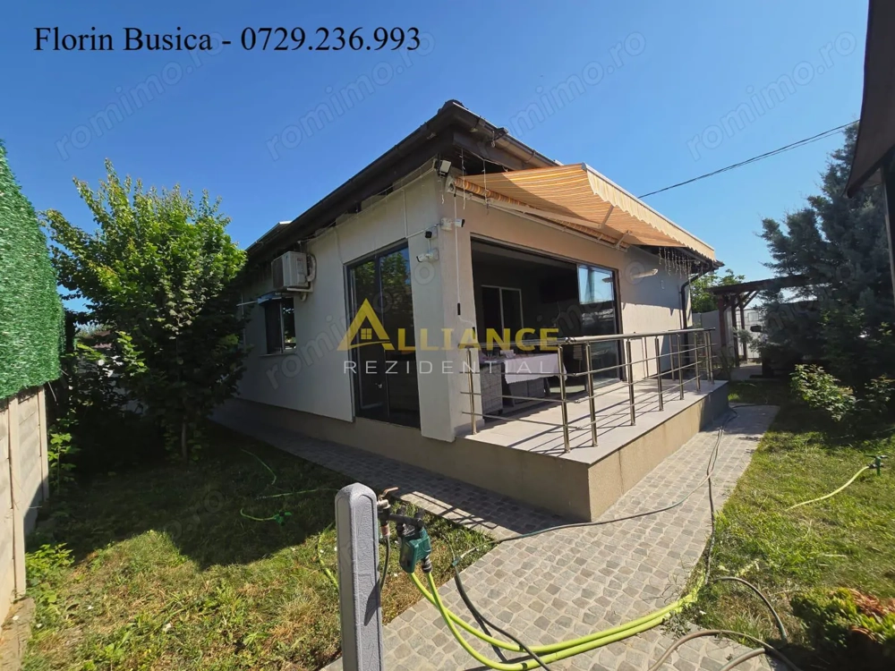 Casa individuala mobilata utilata ~ 3 camere 1 baie ~ teren 300mp