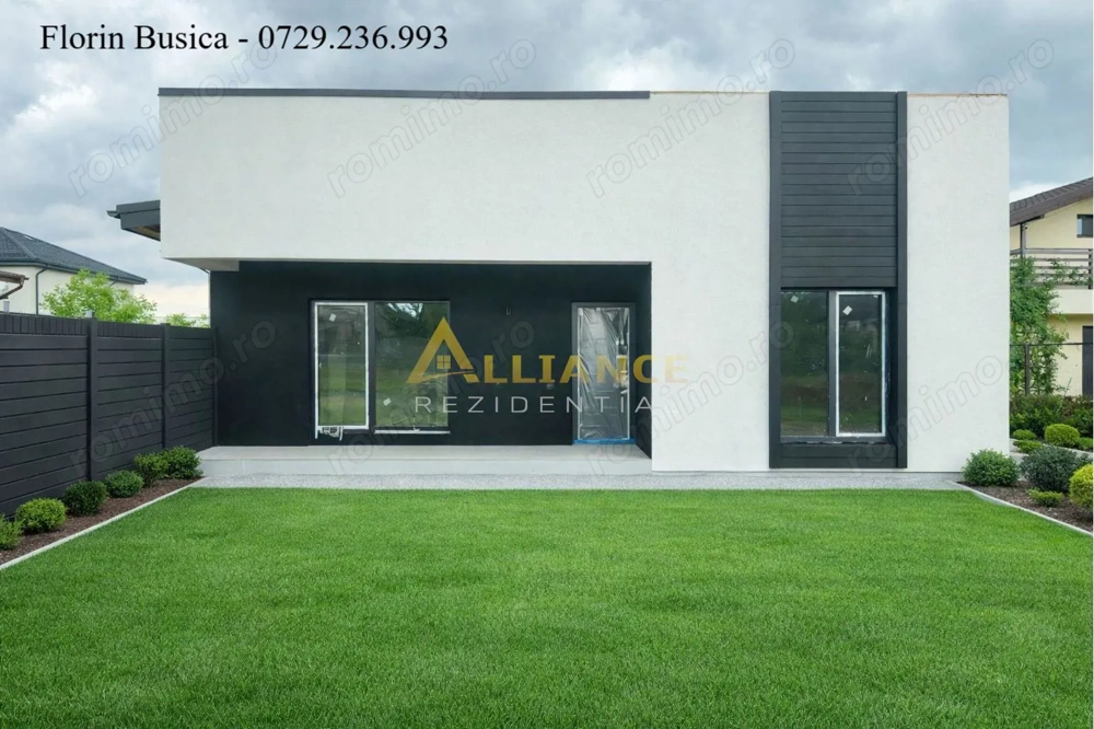 Casa individuala parter ~ 4 camere 3 bai + dressing ~ teren 444mp