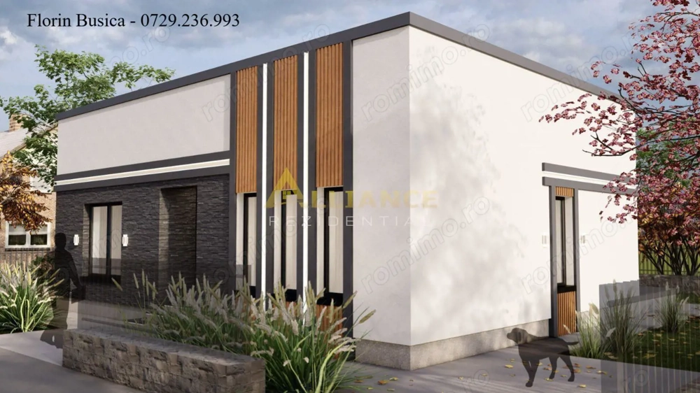 Casa individuala parter ~ 4 camere 2 bai ~ teren 309mp