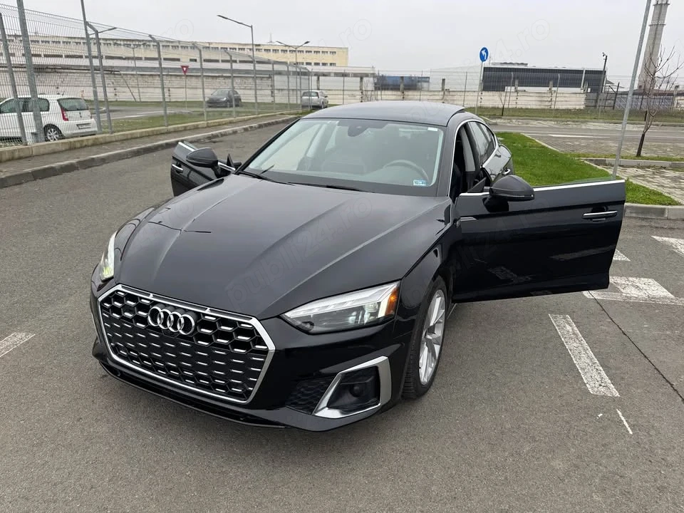 Audi A5 Sportback S-Line, quattro, an 2023, 2.0TFSI MHEV, cu doar 20.000 km