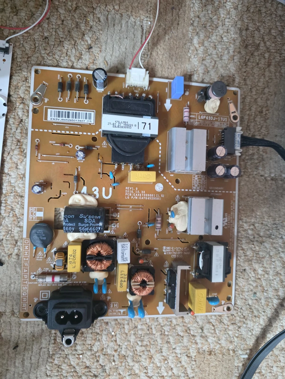 Dezmembrez tv LG 43um7100plb