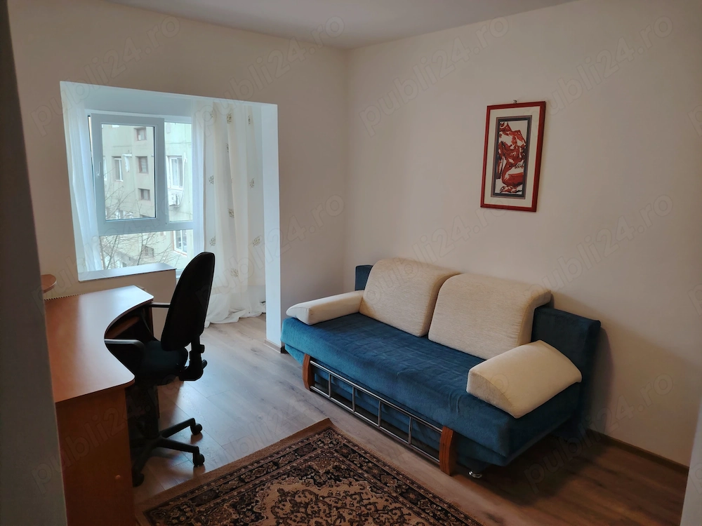 Apartament renovat, mobilat și utilat 3 camere, 2bai,3balcoane - Lunca