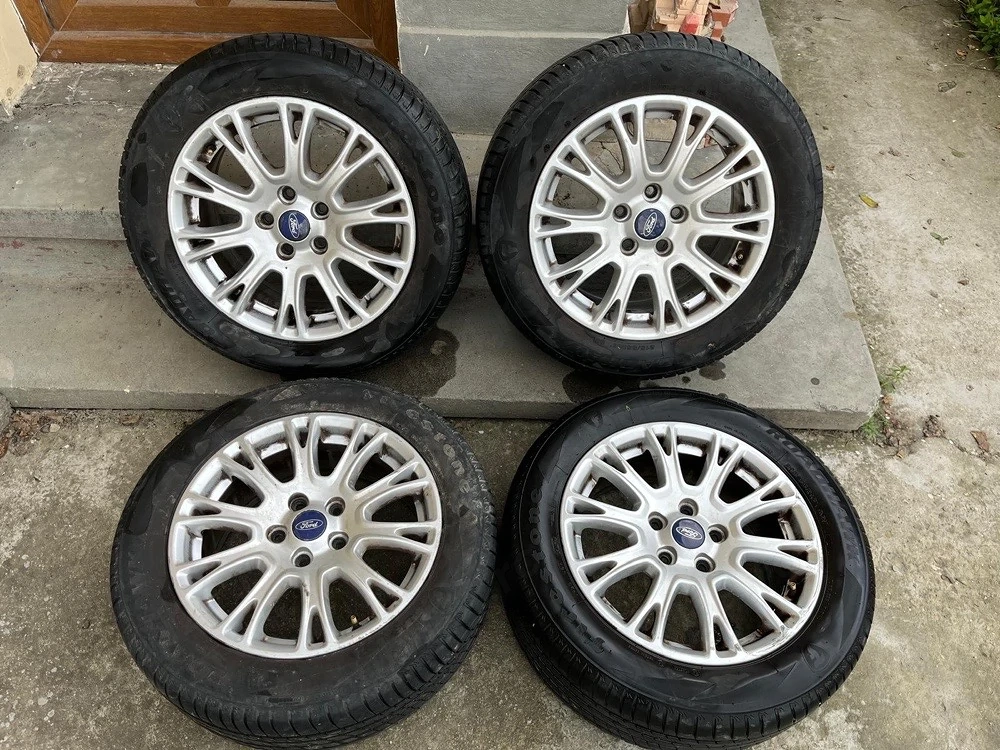 SET 4 jante aliaj originale FORD + anvelope R16 Firestone