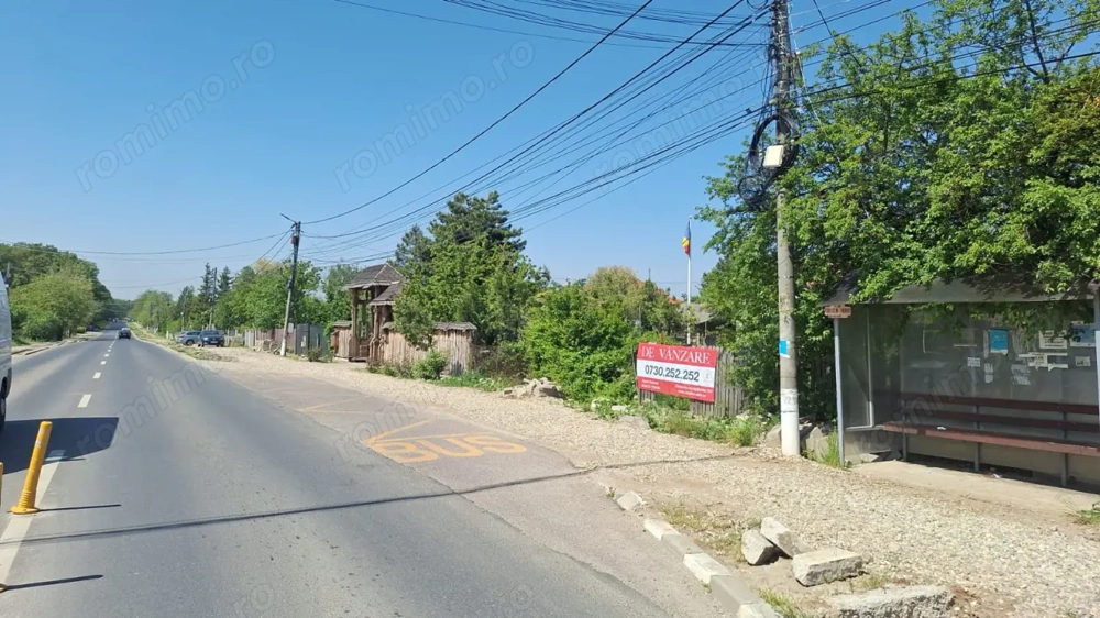 Teren de 500mp cu deschidere dublă 14/35m, strada principală Ciofliceni!