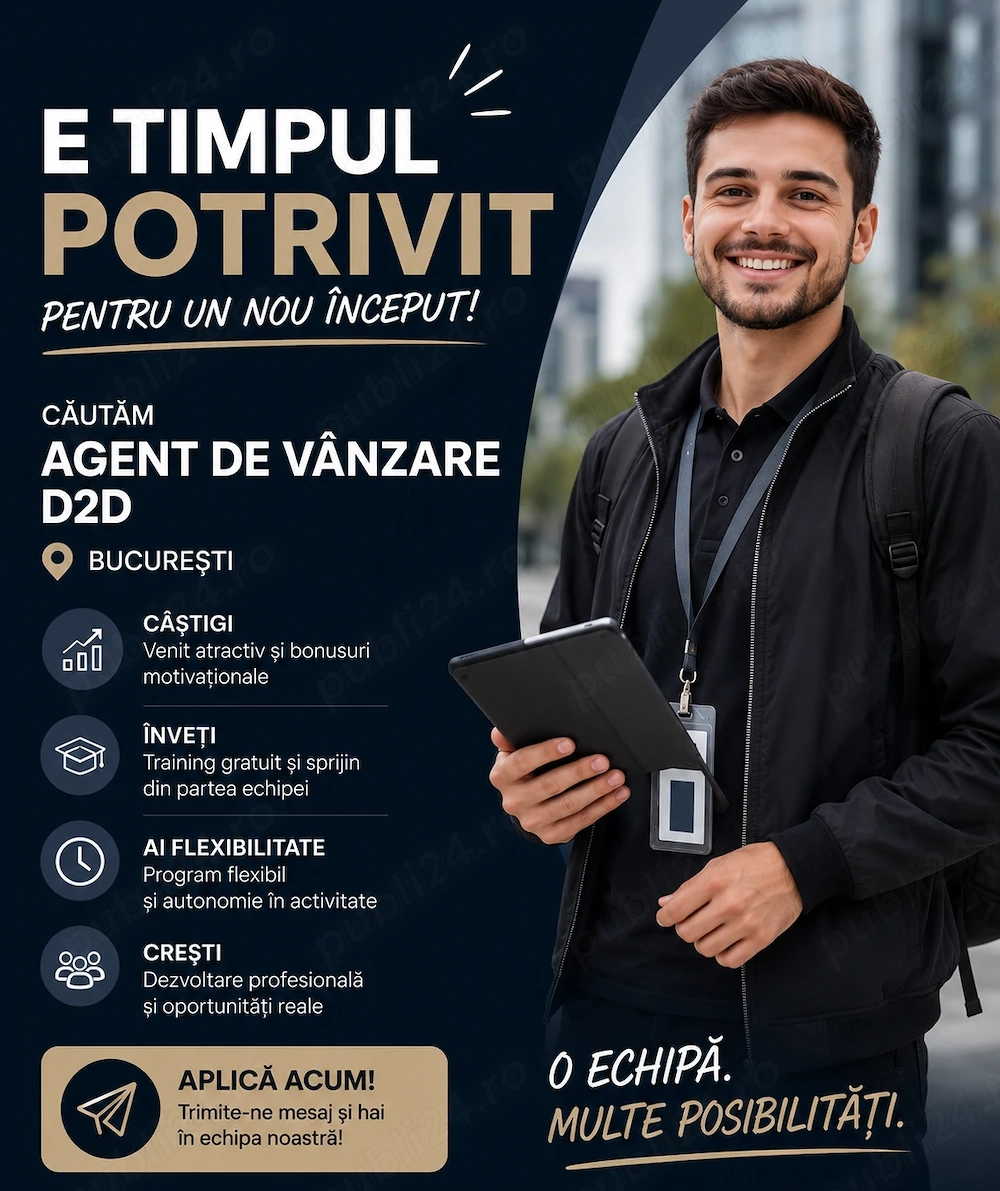 Consultant vanzari D2D teren Orange
