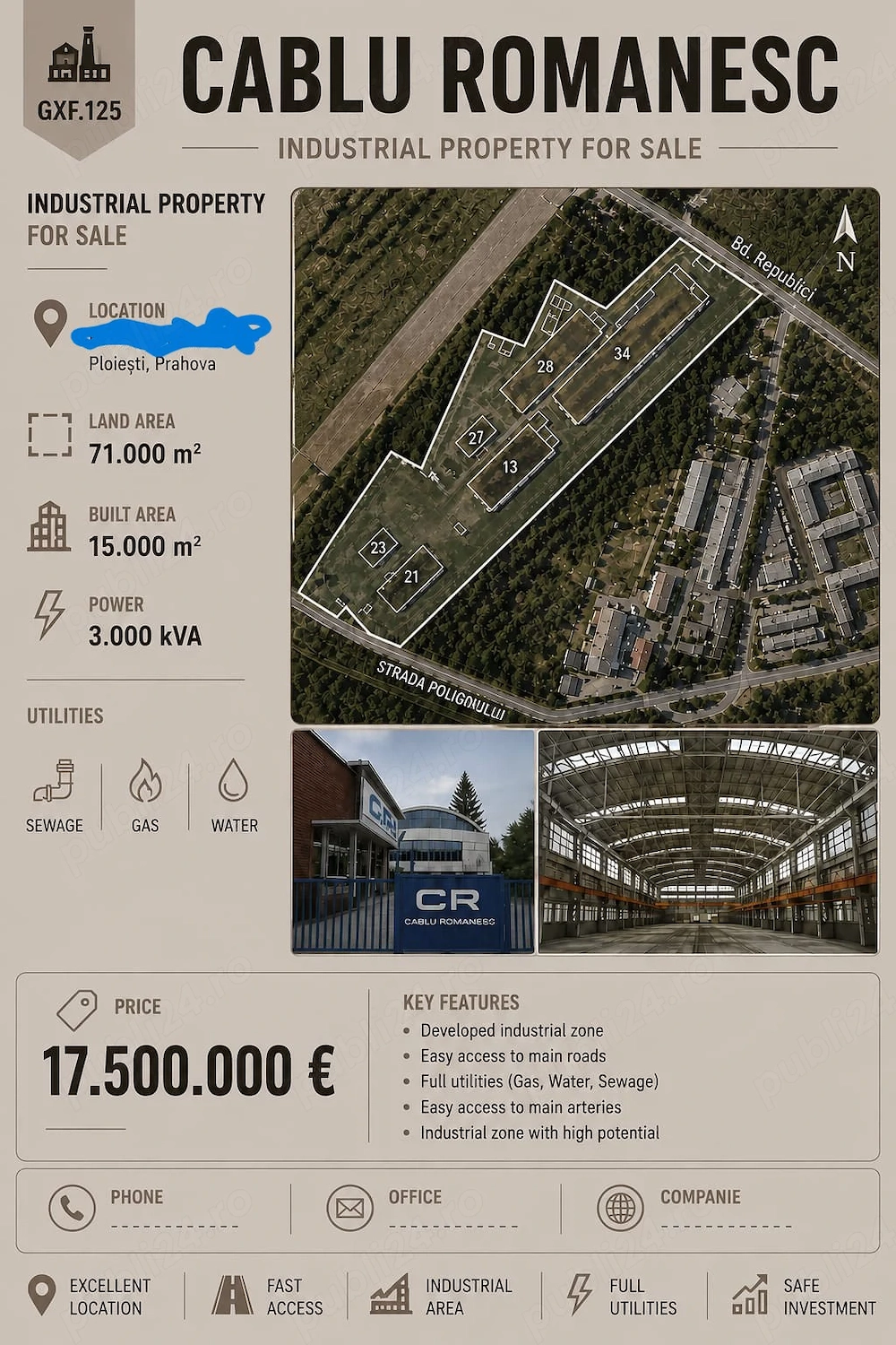 Teren intravilan  + constructie de vanzare zona NORD PLOIESTI