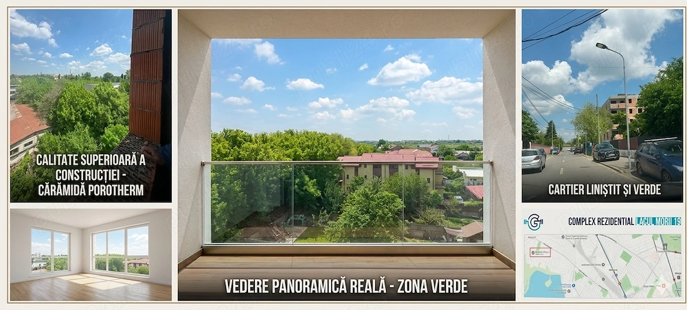 Apartament modern cu 2 camere, direct dezvoltator, Lacul Morii