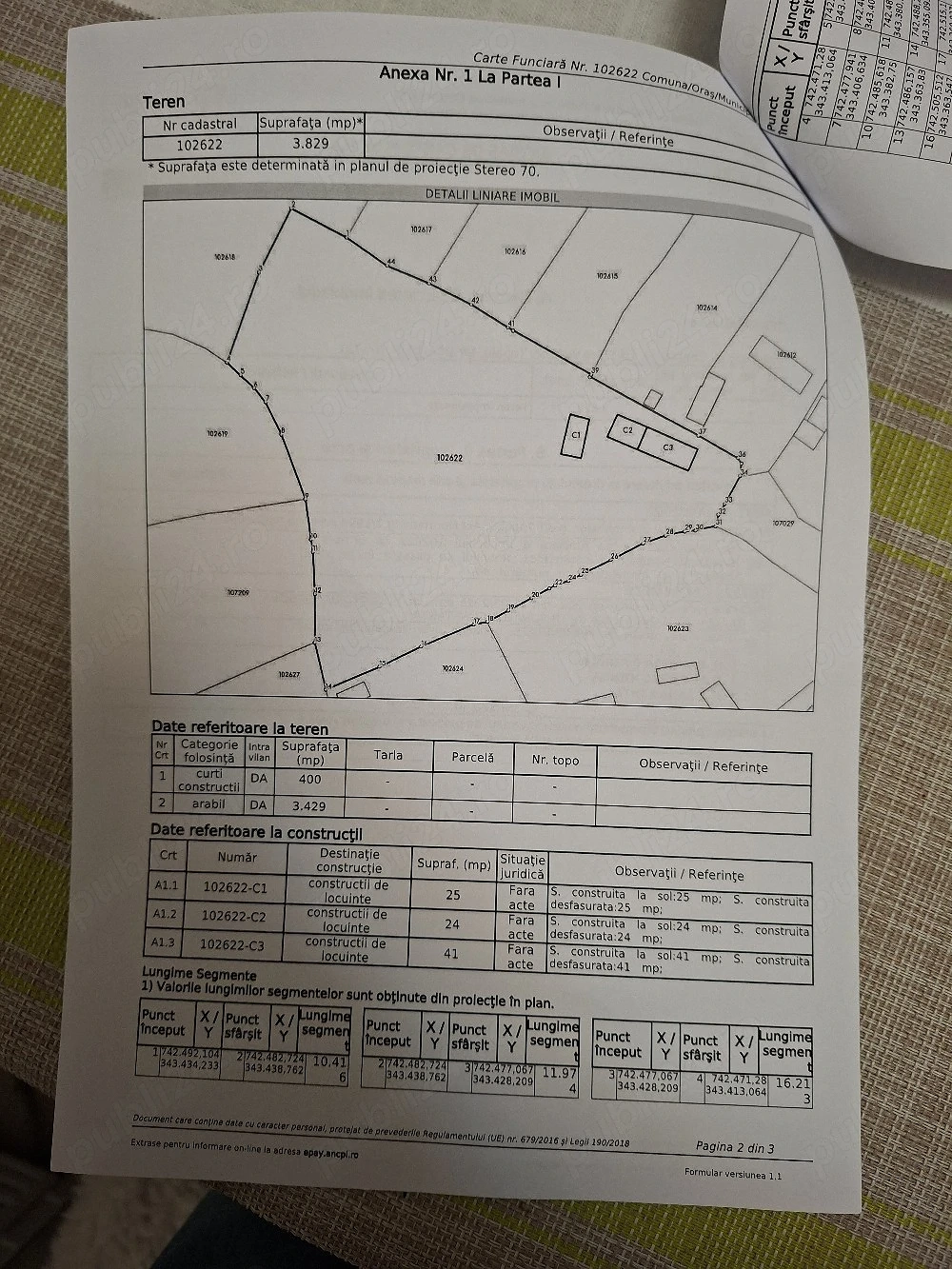 De vinzare teren cu casă batrineasca