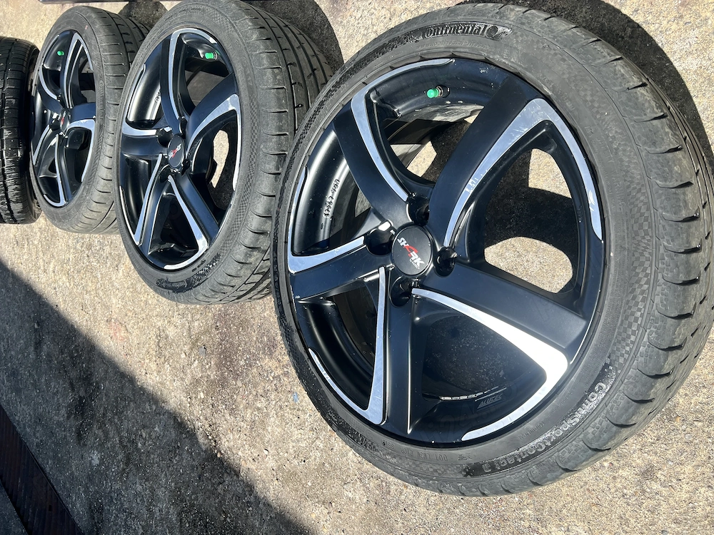 Set 4 Jante Shark Alutec cu cauciucuri