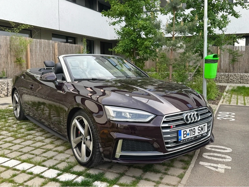 Audi S5 Cabrio Visiniu 3.0TFSi 354CP 80.0000KM Exemplar unic proprietar