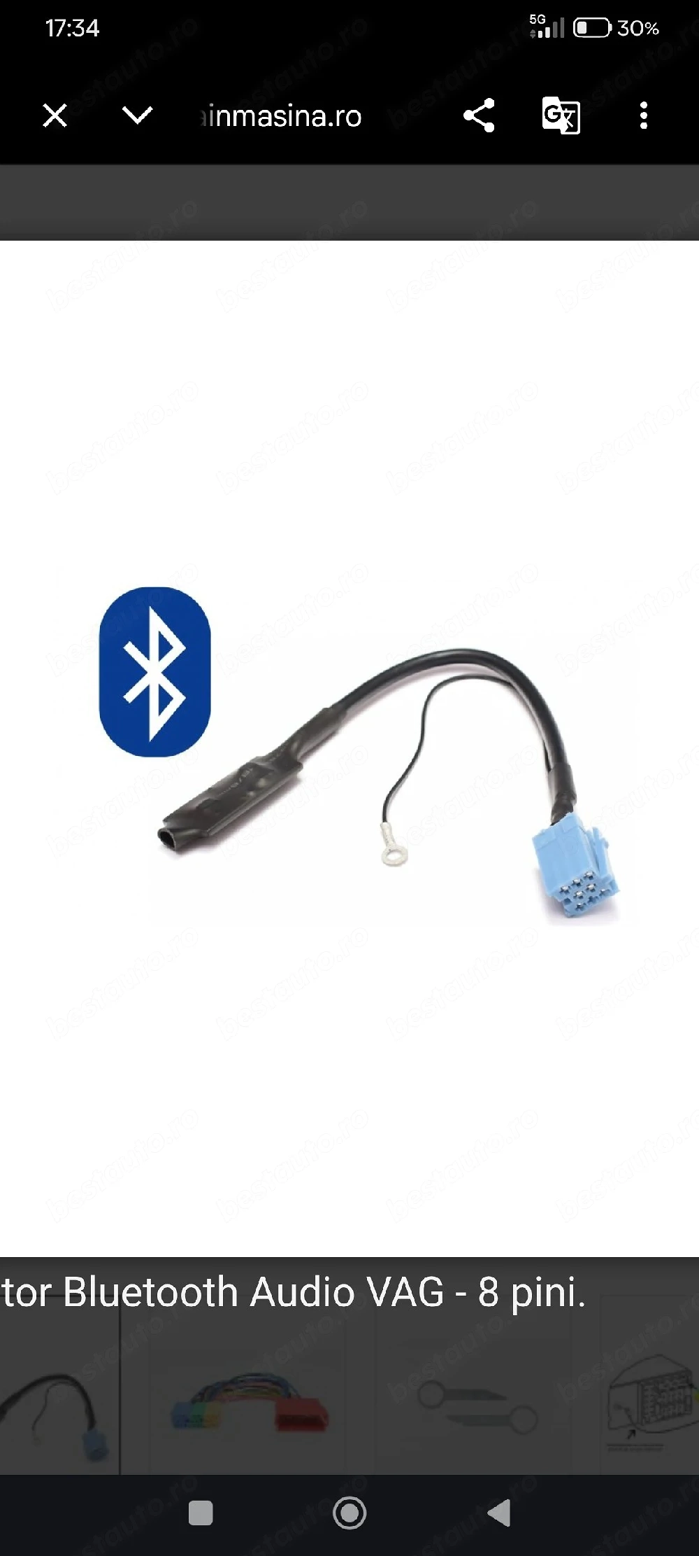 Bluetooth VAG 8pini.