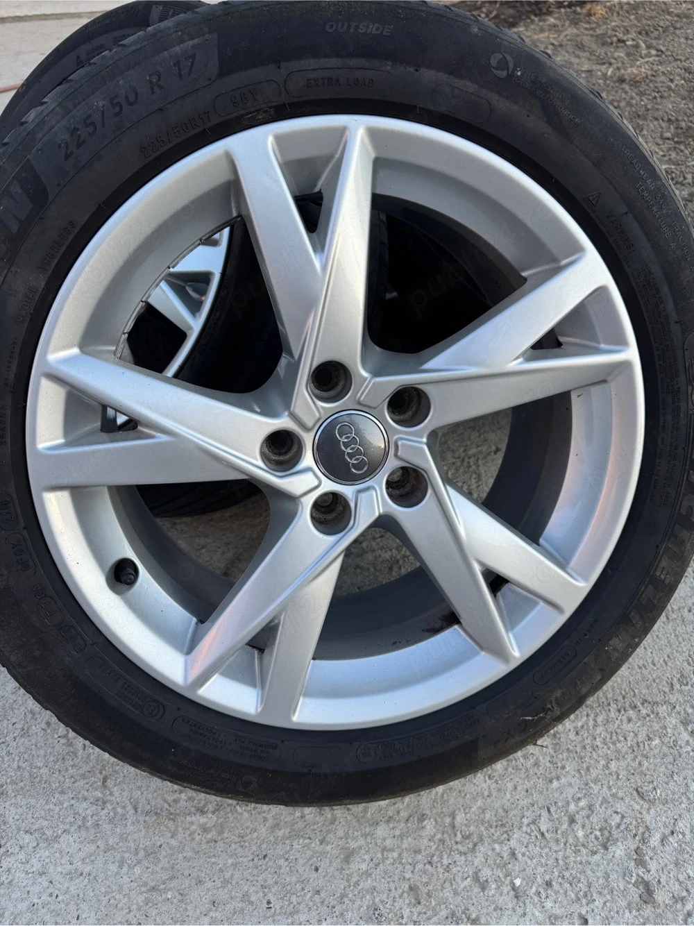Roti / Jante R17 5x112 ET 38 7.5J 66.6mm cu cauciucuri de vara 225/50/17