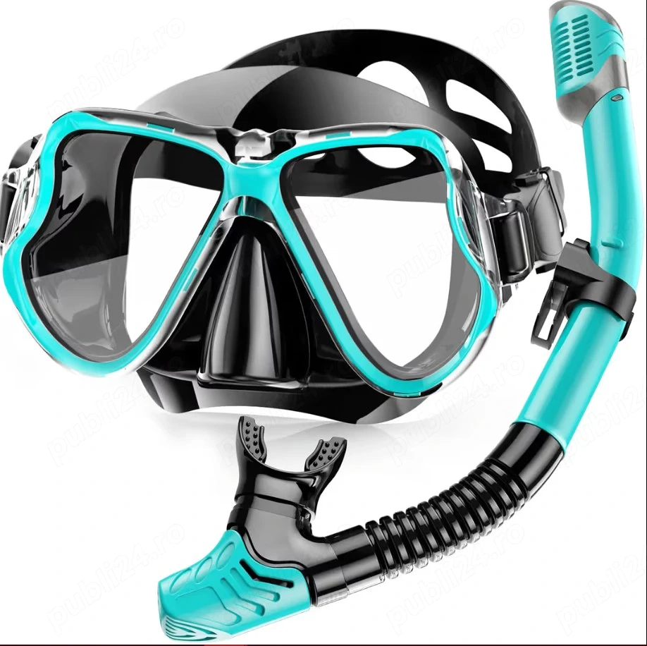 Set Snorkel Karvipark cu mască de scufundare și snorkel uscat   Anti-Leak & Anti-Fog